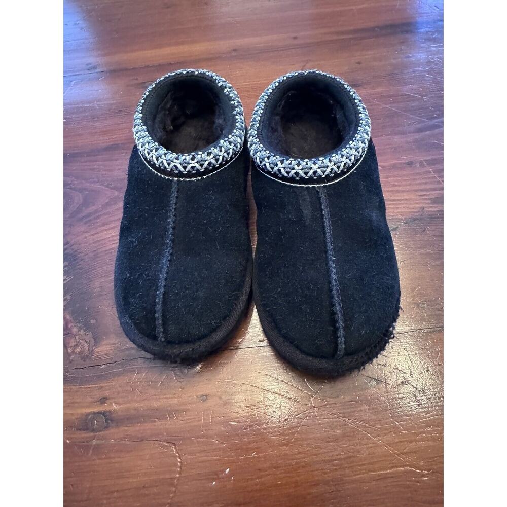 UGG Kids Tasman II Size 11c Little Kid Moccasin Slippers - Black